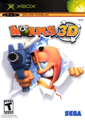 Worms 3D (USA) box cover front